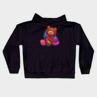 Horror Teddy Bear 1 Kids Hoodie